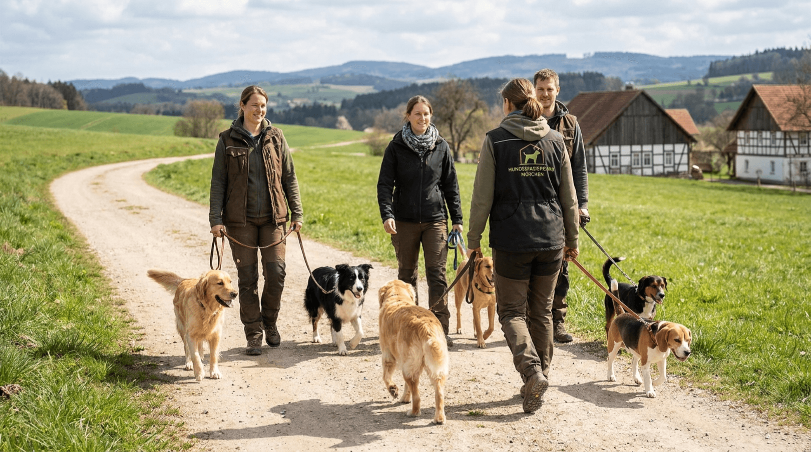 Social Walk Erlebnis: Entspannte Hundebegegnungen in der Gruppe